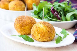 Pumpkin Risotto Balls